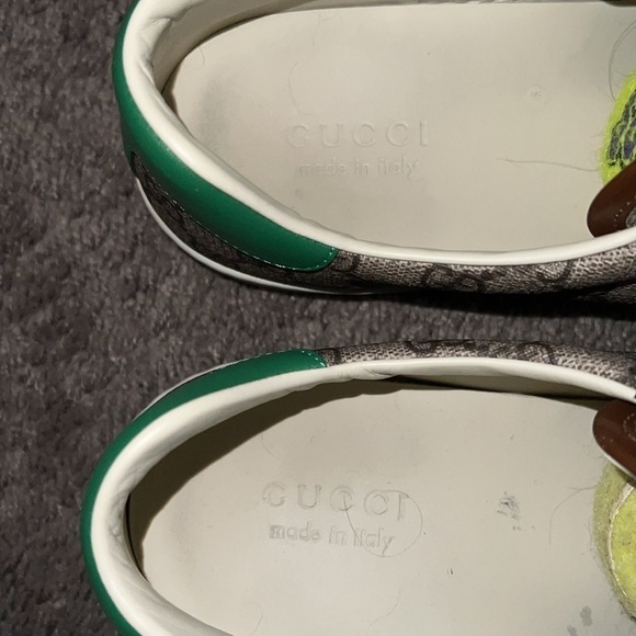 Gucci GG Supreme Not Fake Sneakers Authentic Size 11G Fits 12 US Shoes - Picture 4 of 10